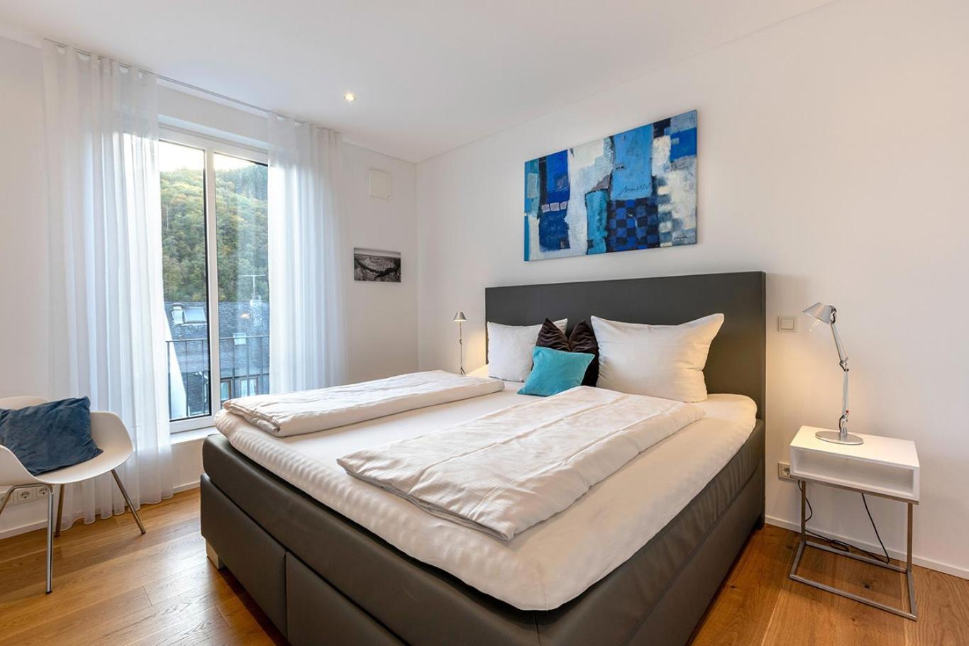 Neu Moselroyal Luxus 2-4 Pers Design Klima Apartment Трабен-Трарбах Екстериор снимка